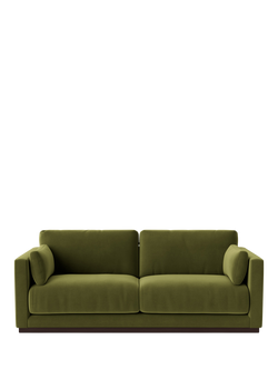 Swoon Alesund Medium 2 Seater Sofa, Easy Velvet Fern