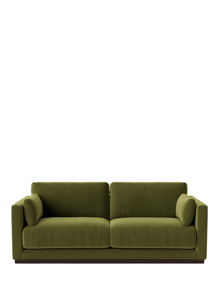 Swoon Alesund Medium 2 Seater Sofa, Easy Velvet Fern