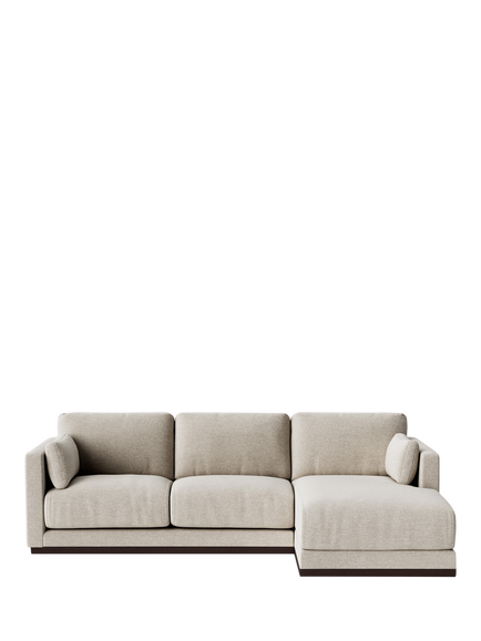 Swoon Alesund Large 3 Seater RHF Chaise End Sofa, House Weave Chalk