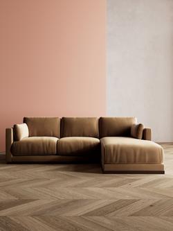 Swoon Alesund Large 3 Seater RHF Chaise End Sofa - view 2, Easy Velvet Biscuit