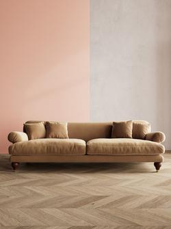 Swoon Willows Large 3 Seater Sofa - view 2, Easy Velvet Biscuit