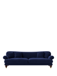 Swoon Willows Large 3 Seater Sofa, Easy Velvet Ink