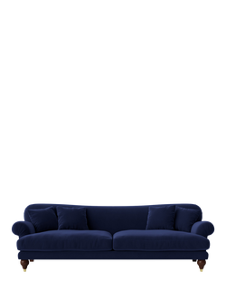 Swoon Willows Large 3 Seater Sofa, Easy Velvet Ink