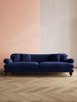 Swoon Willows Large 3 Seater Sofa - view 2, Easy Velvet Ink