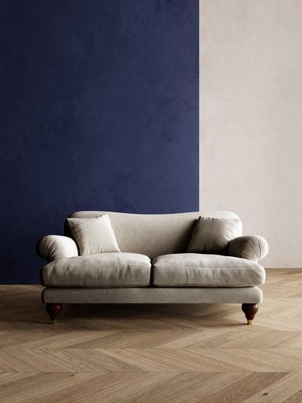 Swoon Willows Medium 2 Seater Sofa - view 2, House Weave Chalk