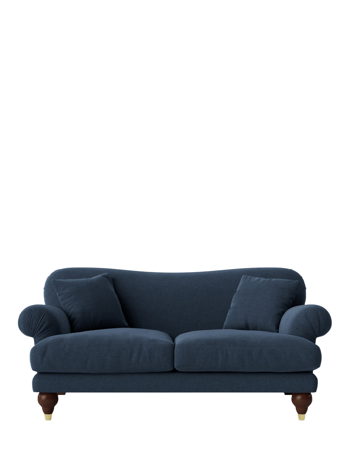 Willows Range, Swoon Willows Medium 2 Seater Sofa, Smart Wool Indigo
