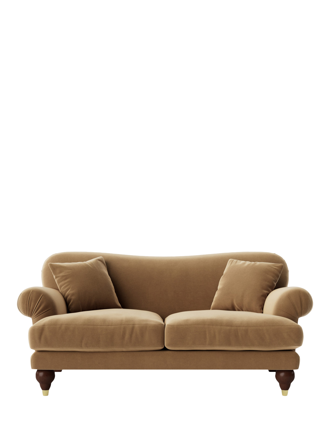 Willows Range, Swoon Willows Medium 2 Seater Sofa, Easy Velvet Biscuit