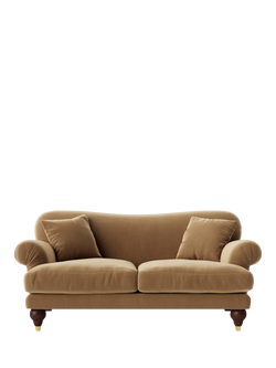 Swoon Willows Medium 2 Seater Sofa, Easy Velvet Biscuit