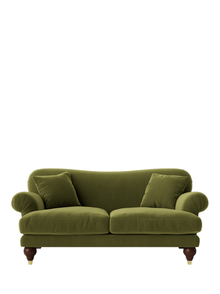Swoon Willows Medium 2 Seater Sofa, Easy Velvet Fern