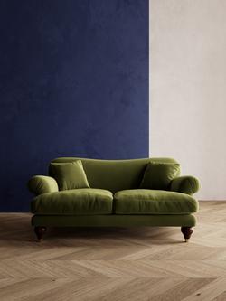 Swoon Willows Medium 2 Seater Sofa - view 2, Easy Velvet Fern