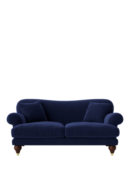 Swoon Willows Medium 2 Seater Sofa, Easy Velvet Ink