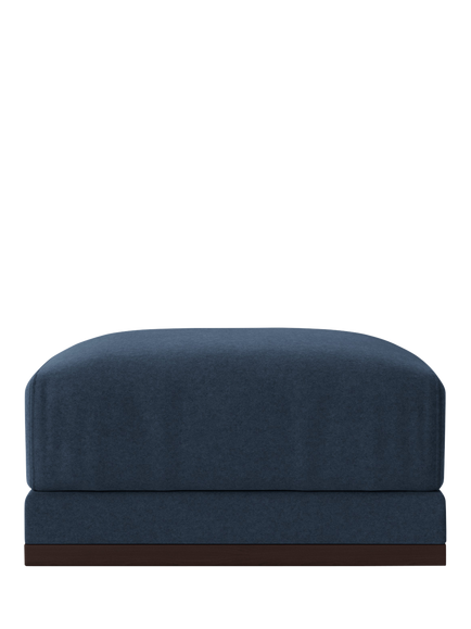 Swoon Alesund Ottoman, Smart Wool Indigo