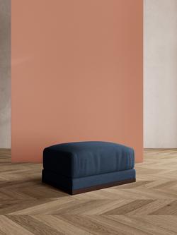 Swoon Alesund Ottoman - view 2, Smart Wool Indigo
