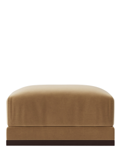 Swoon Alesund Ottoman, Easy Velvet Biscuit