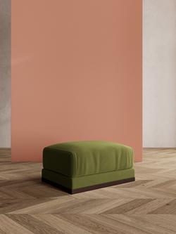 Swoon Alesund Ottoman - view 2, Easy Velvet Fern
