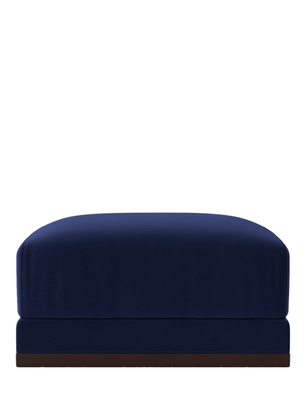 Swoon Alesund Ottoman, Easy Velvet Ink