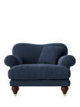 Swoon Willows Armchair, Smart Wool Indigo