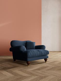 Swoon Willows Armchair - view 2, Smart Wool Indigo