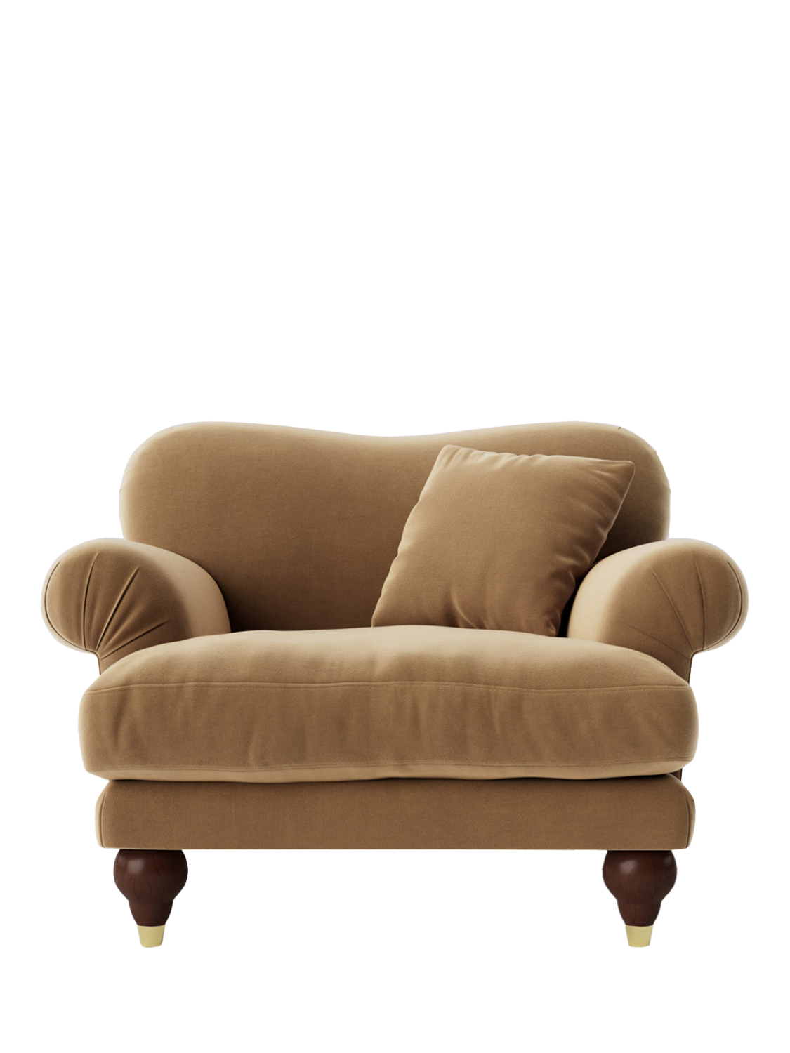 Willows Range, Swoon Willows Armchair, Easy Velvet Biscuit