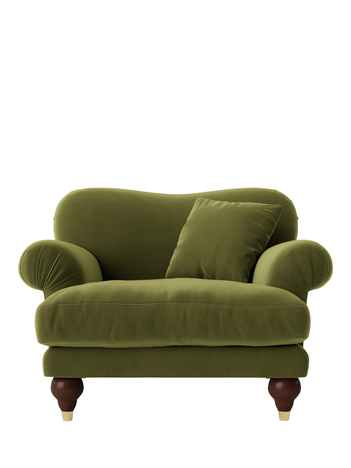 Willows Range, Swoon Willows Armchair, Easy Velvet Fern