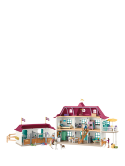 schleich Country Horse Club Lakeside Country House and Stable Playset, Multi