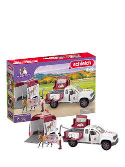 schleich Mobile Vet with Trailer Playset, Multi