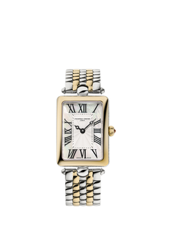 Frederique Constant FC-200MPW2AC3B Women's Classics Art Déco Carrée Watch, Two Tone, Two Tone