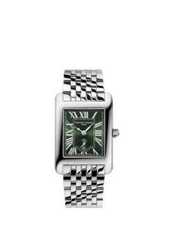 Frederique Constant FC-235GR2C6B Ladies Slimline Bracelet Strap Watch, Green, Green