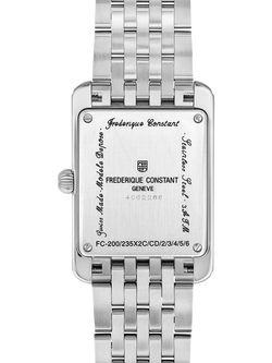 Frederique Constant FC-235GR2C6B Ladies Slimline Bracelet Strap Watch, Green - view 2, Green