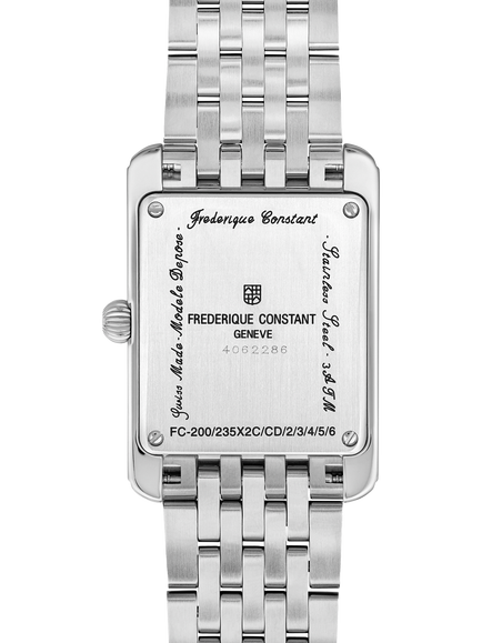 Frederique Constant FC-235GR2C6B Ladies Slimline Bracelet Strap Watch, Green - view 2, Green