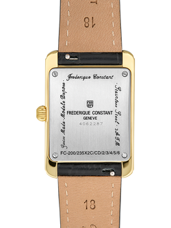 Frederique Constant FC-235S2C5 Women's Classics Leather Strap Watch, White - view 2, White