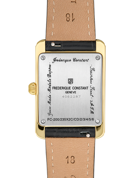 Frederique Constant FC-235S2C5 Women's Classics Leather Strap Watch, White - view 2, White