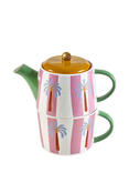Eleanor Bowmer Electric Coast Stoneware Tea for One Set, Multi
