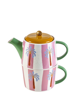 Eleanor Bowmer Electric Coast Stoneware Tea for One Set, Multi, Multi Multi