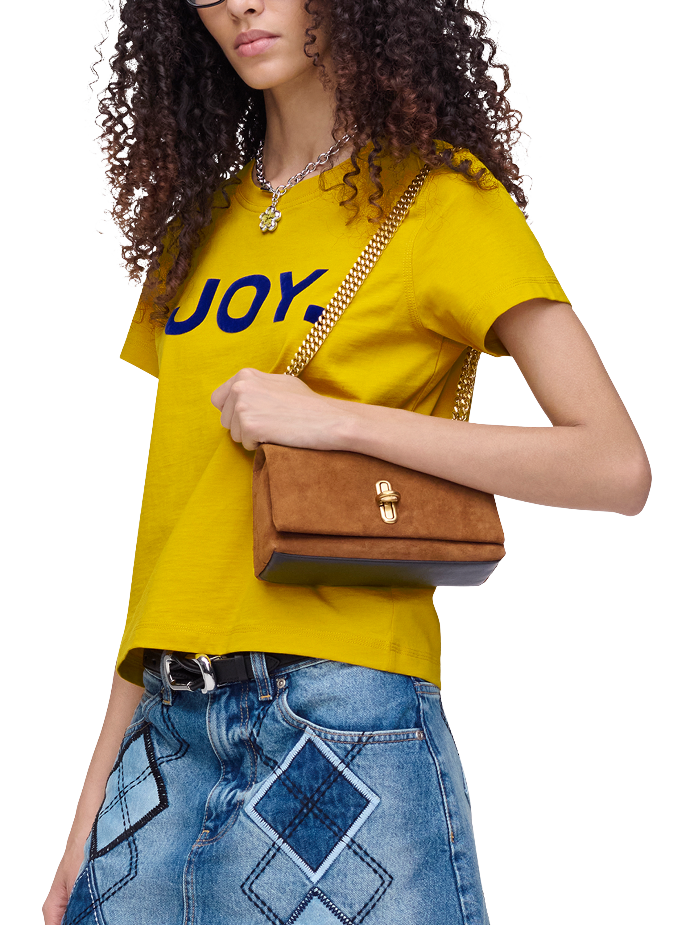 Product image 2 of 6, which shows Marc Jacobs Dual Suede Mini Shoulder Bag, Copper