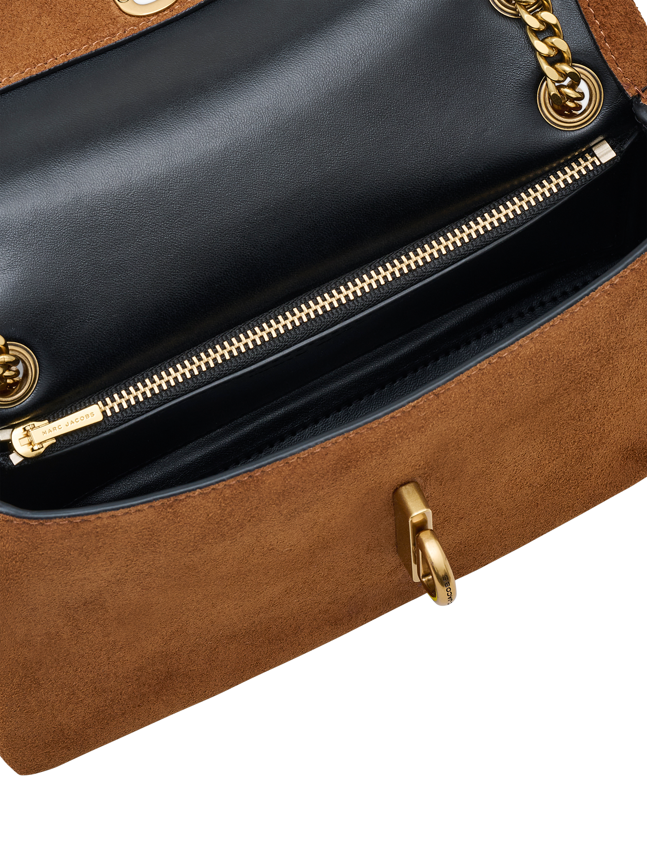 Product image 4 of 6, which shows Marc Jacobs Dual Suede Mini Shoulder Bag, Copper