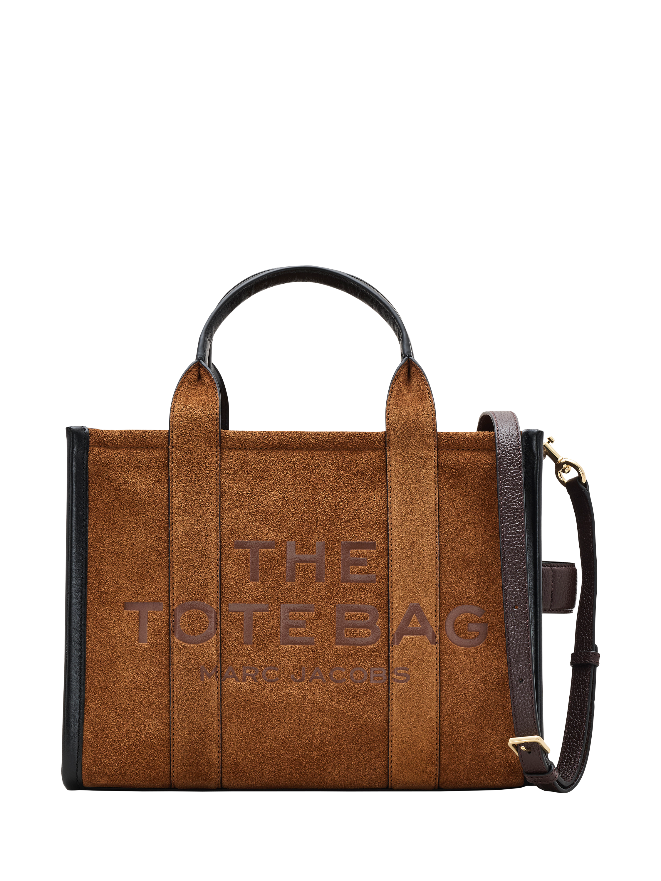 Product image 1 of 8, which shows Marc Jacobs Suede Medium Tote Bag, Copper