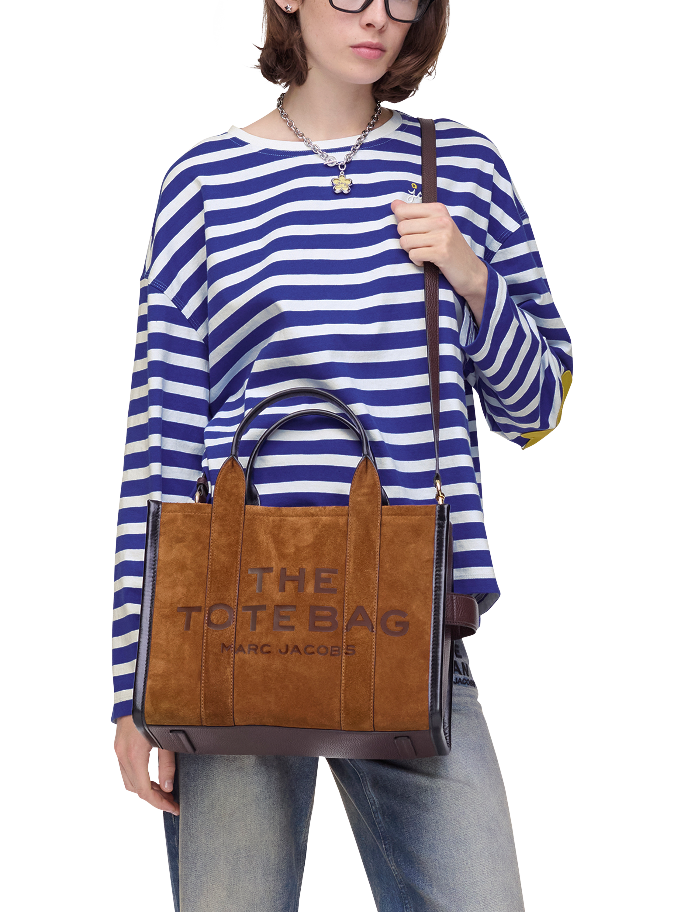 Product image 2 of 8, which shows Marc Jacobs Suede Medium Tote Bag, Copper