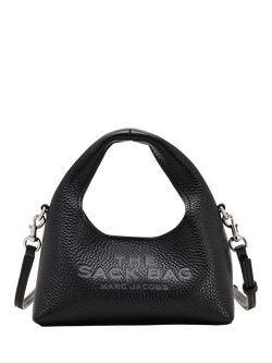 Marc Jacobs Micro Sack Leather Crossbody Bag, Black, Black