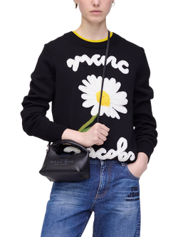 Marc Jacobs Micro Sack Leather Crossbody Bag, Black - view 2, Black