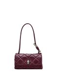 Marc Jacobs THE Mini Dual Leather Bag, Dark Plum