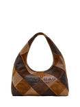 Marc Jacobs THE Sack Suede Patchwork Bag, Brown Multi