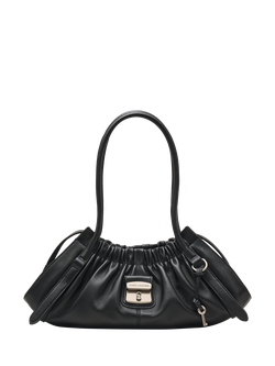 The Cristina Satchel, Black, Black