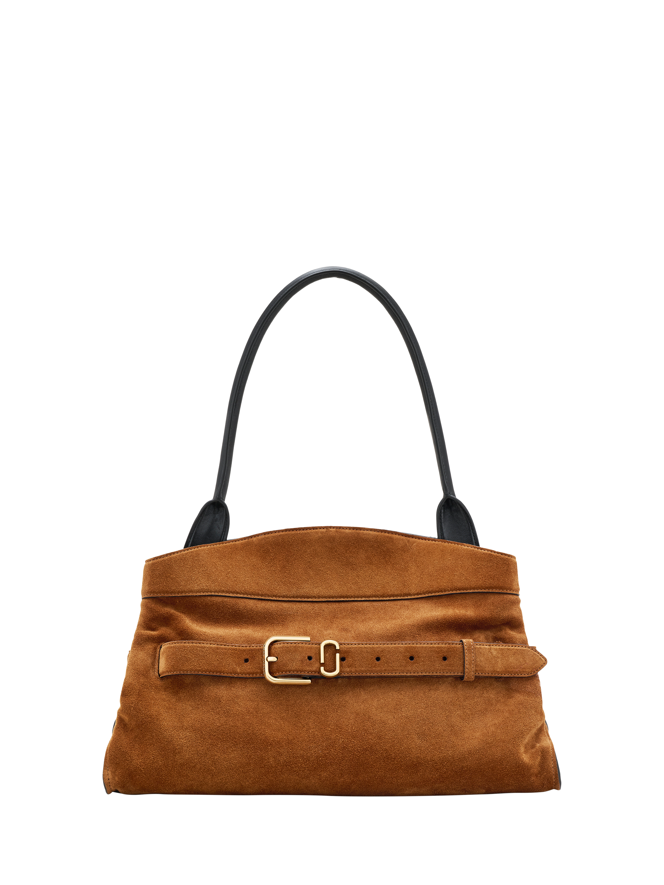 Product image 1 of 6, which shows Marc Jacobs Dakota Suede Satchel Bag, Copper