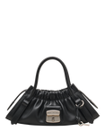 Marc Jacobs Leather Small Cinched Satchel Bag, Black