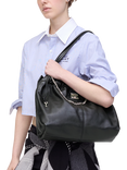 Marc Jacobs Leather Cinched Tote Bag, Black