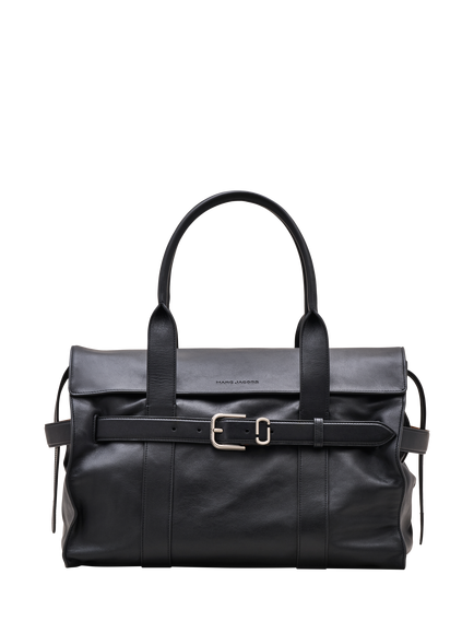 The Dakota Leather Tote, Black, Black