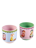 Eleanor Bowmer Electric Coast Stoneware Egg Cups, Set of 2, Multi