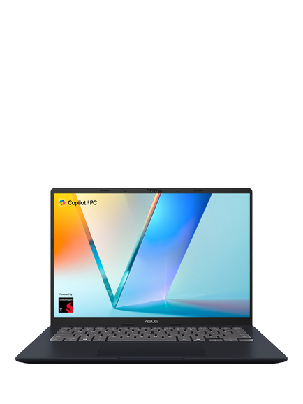 ASUS Vivobook 14 Copilot+ PC Laptop, Snapdragon X Processor, 16GB RAM, 512GB SSD, 14” WUXGA, Blue, Blue