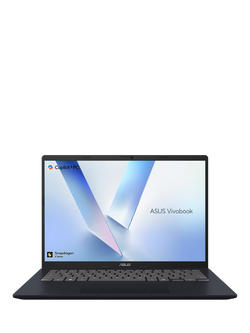 ASUS Vivobook 16 Copilot+ PC Laptop, Snapdragon X Processor, 16GB RAM, 512GB SSD, 16” WUXGA, Blue, Blue